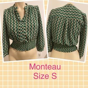 MONTEAU BLOUSE SIZE S🛍️WORN ONCE🛍️